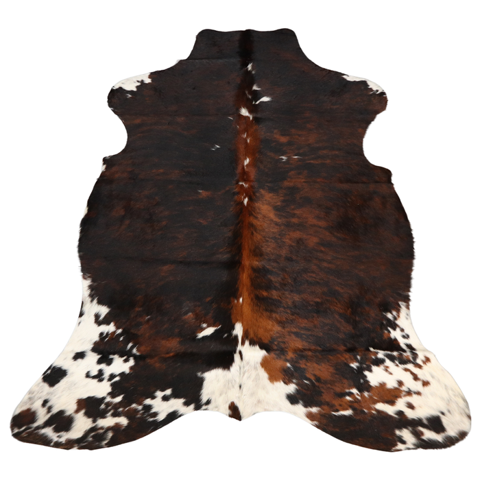 Tricolor Genuine Cowhide Rug L 6'4" x W 5'