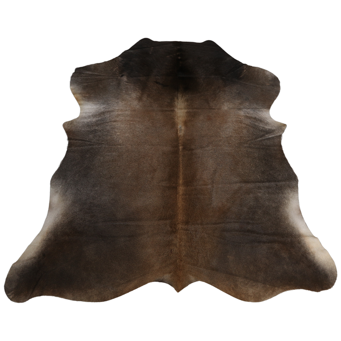Dark Chocolate Genuine Cowhide Rug L 7'1 x W 6'7