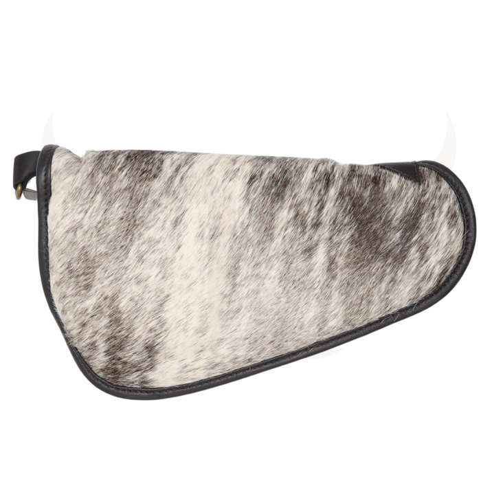 Light Brindle Genuine Cowhide Pistol Case - Medium (12" x 6")
