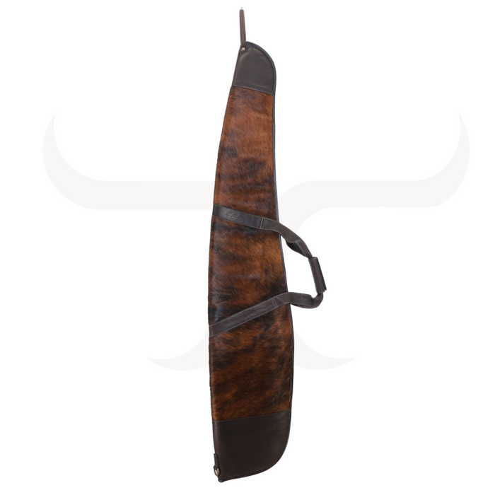 Dark Borwn Genuine Cowhide Rifle Case 57 inches