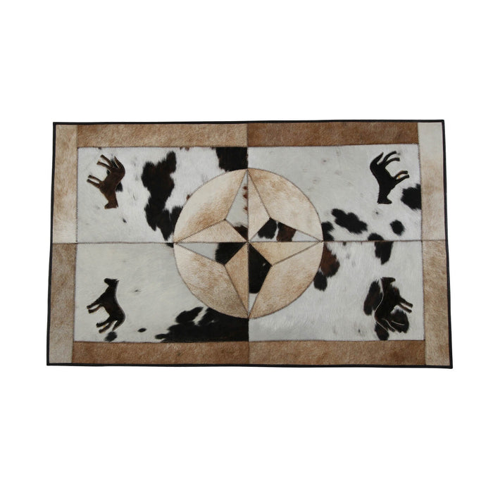 Rectangular Genuine Cowhide Rug