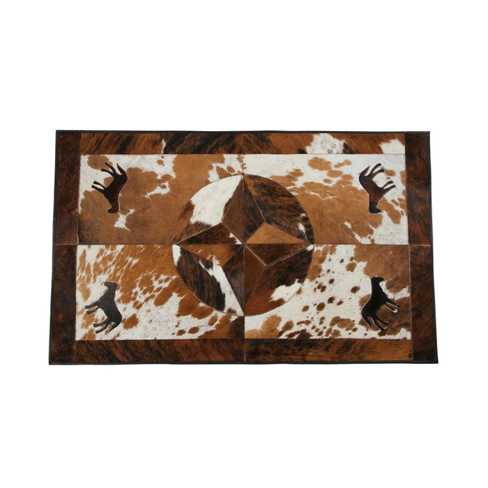 Rectangular Genuine Cowhide Rug