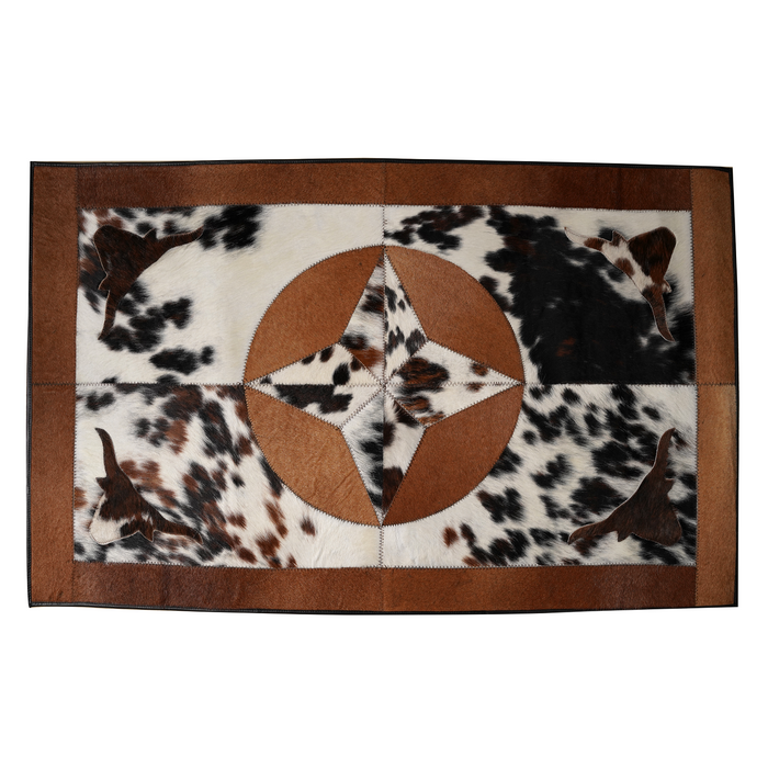 Rectangular Genuine Cowhide Rug