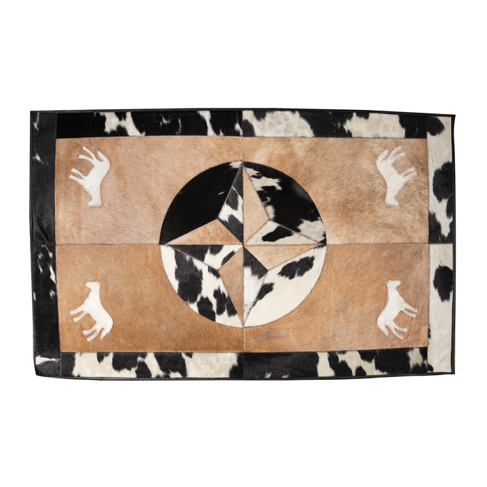 Rectangular Genuine Cowhide Rug