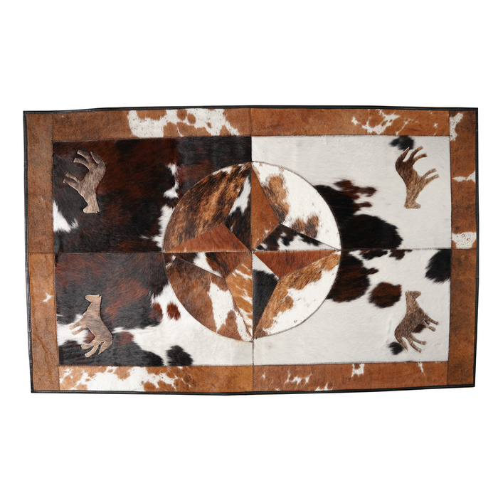 Rectangular Genuine Cowhide Rug