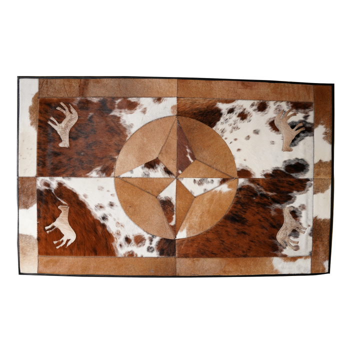Rectangular Genuine Cowhide Rug