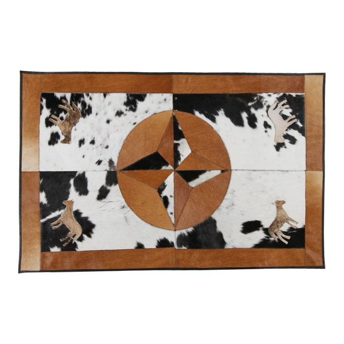 Rectangular Genuine Cowhide Rug