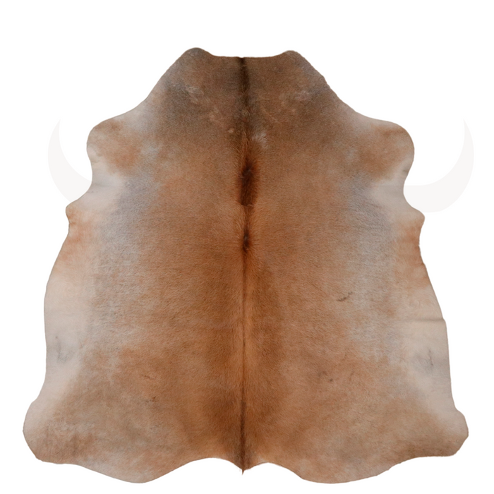 Capuccino  Large  Genuine  Cowhide Rug L 7'8" x W 6'8"