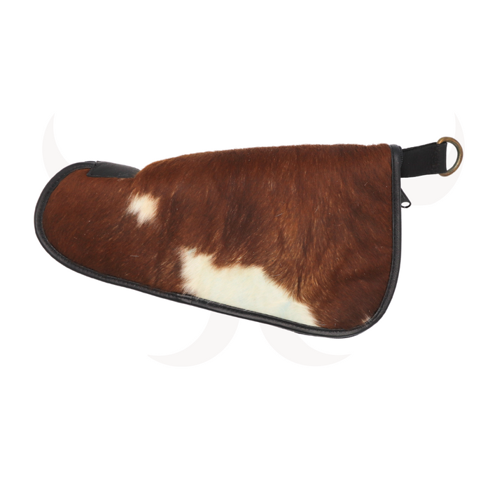 Tricolor Genuine Cowhide Pistol Case - Medium (12" x 6")