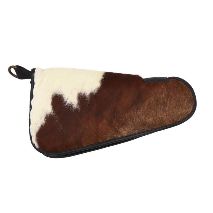 Tricolor Genuine Cowhide Pistol Case - Medium (12" x 6")