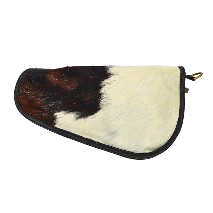 Tricolor Genuine Cowhide Pistol Case - Medium (12" x 6")