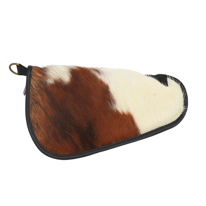 Tricolor Genuine Cowhide Pistol Case - Medium (12" x 6")