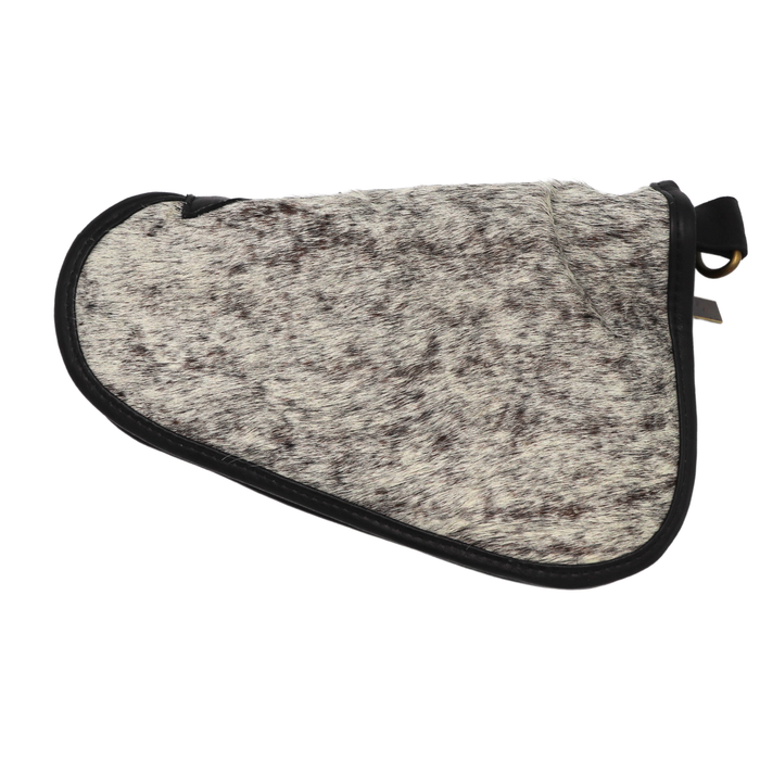 Gray Genuine Cowhide Pistol Case - Small (9" x 6")