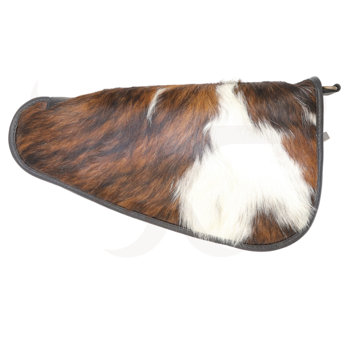 Tricolor  Genuine Cowhide Pistol Case - Large