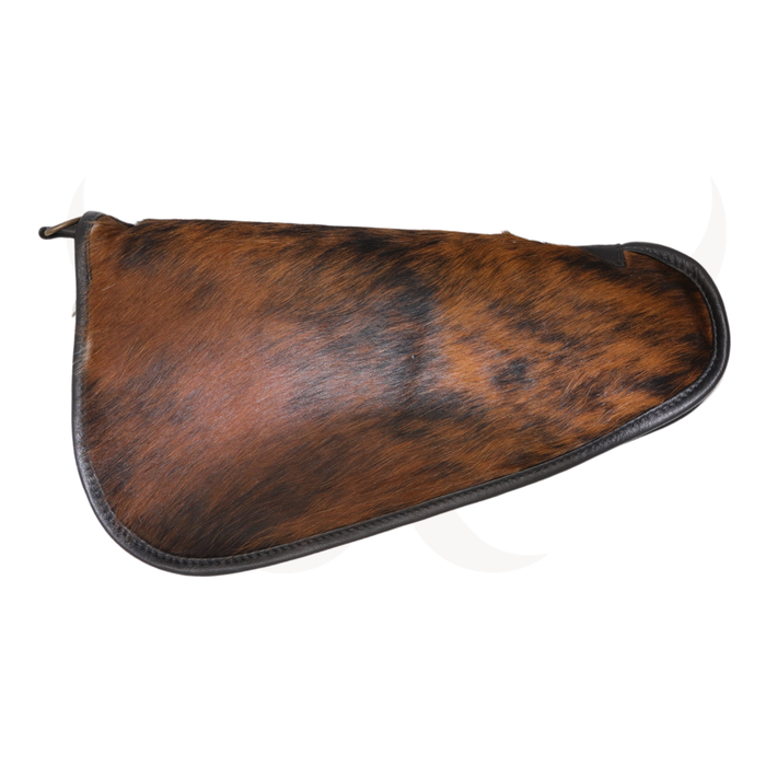 Tricolor  Genuine Cowhide Pistol Case - Large