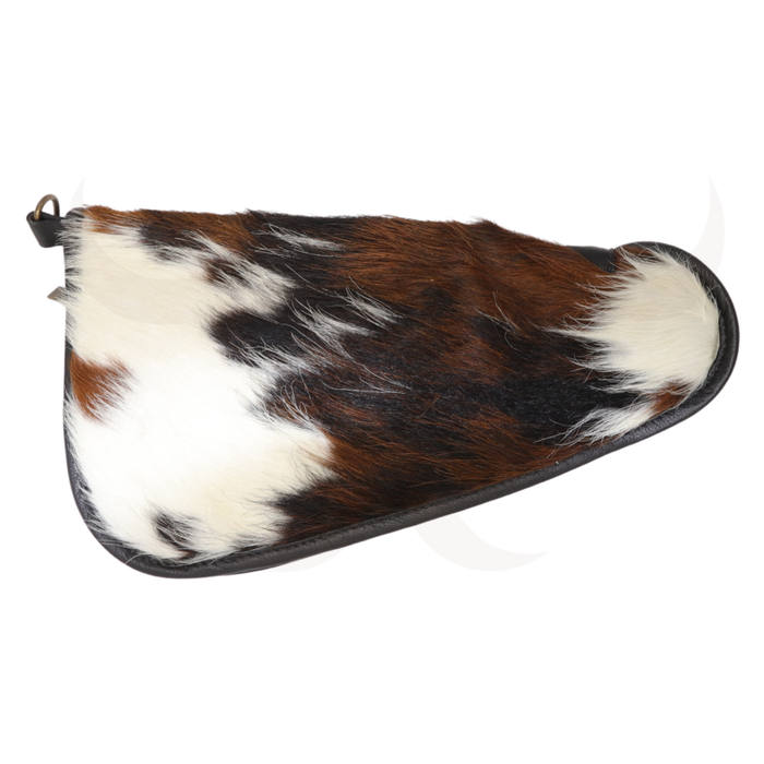 Tricolor  Genuine Cowhide Pistol Case - Large