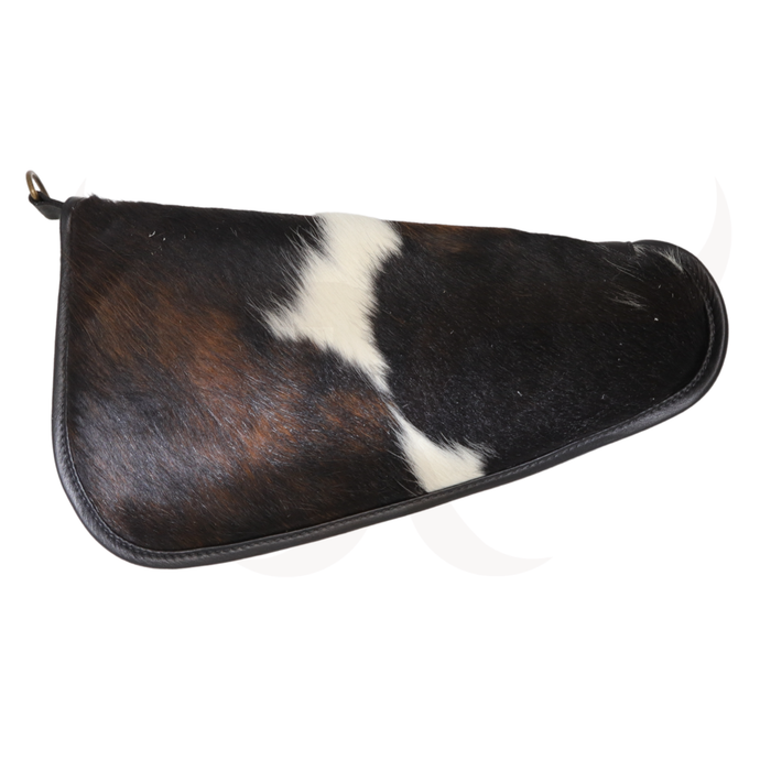 Tricolor  Genuine Cowhide Pistol Case - Large