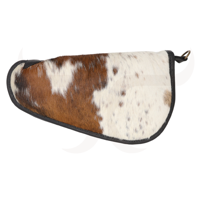 Tricolor Genuine Cowhide Pistol Case - Medium (12" x 6")