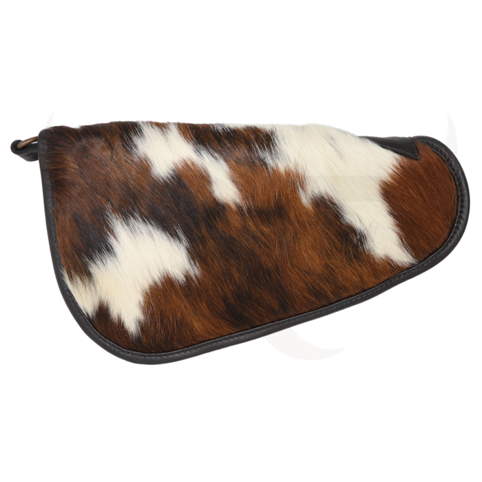 Tricolor Genuine Cowhide Pistol Case - Medium (12" x 6")