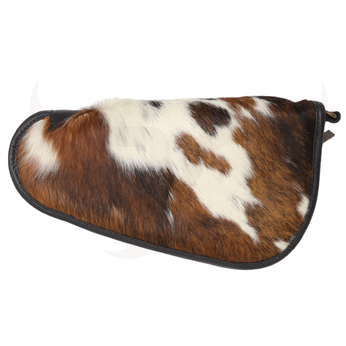 Tricolor Genuine Cowhide Pistol Case - Medium (12" x 6")
