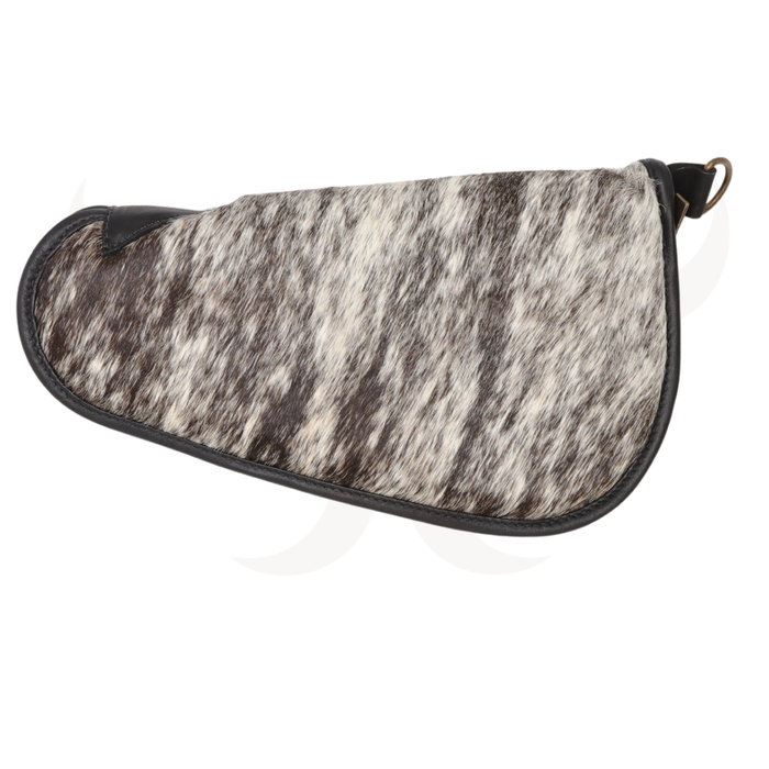Light Brindle Genuine Cowhide Pistol Case - Medium (12" x 6")