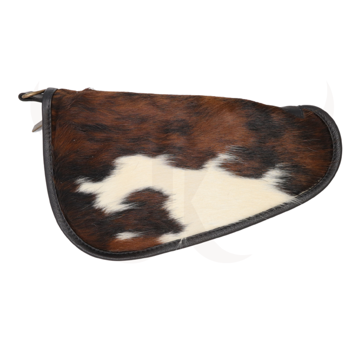 Tricolor Genuine Cowhide Pistol Case - Medium (12" x 6")