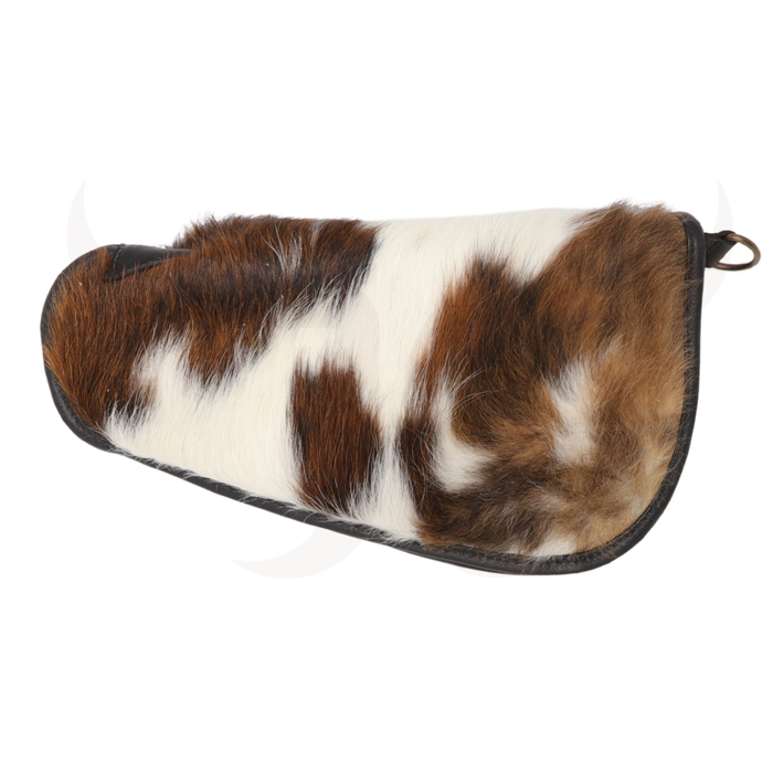 Tricolor Genuine Cowhide Pistol Case - Medium (12" x 6")