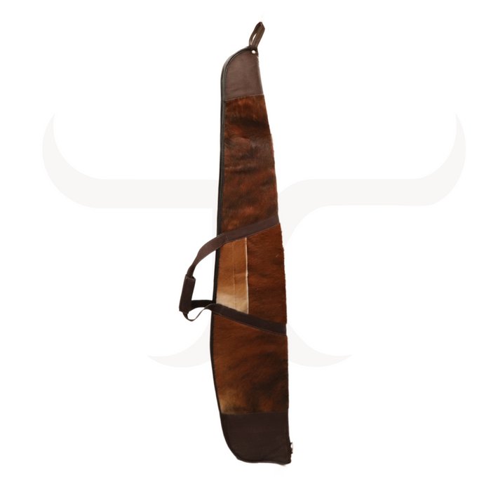 Dark Borwn Genuine Cowhide Rifle Case 57 inches