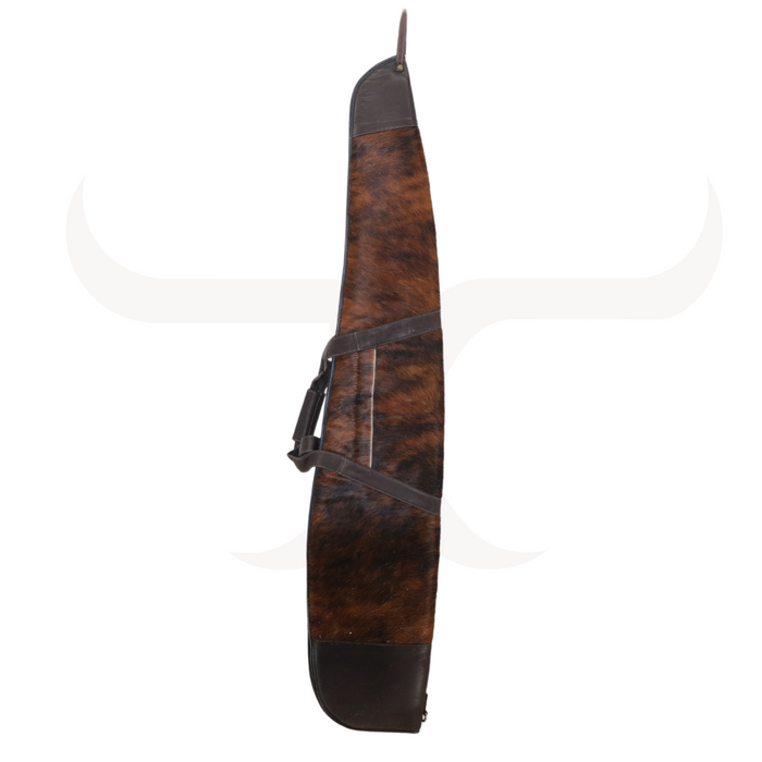 Dark Borwn Genuine Cowhide Rifle Case 57 inches