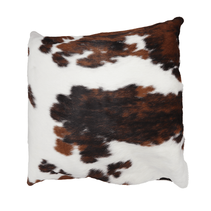 Tricolor Genuine Cowhide Pillow Cover - Large