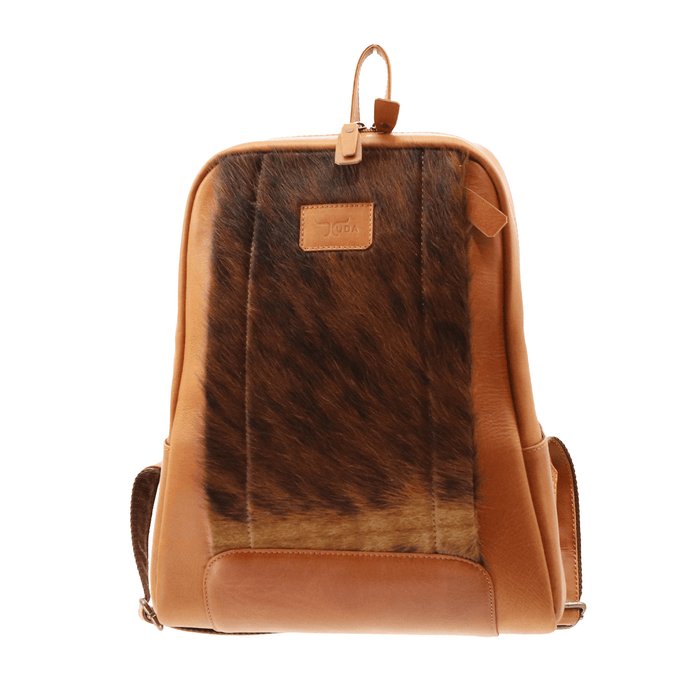 THE JULES - Top Grain Honey Leather and Tricolor Genuine Cowhide