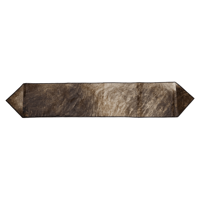 Brindle Genuine Cowhide Table Runner