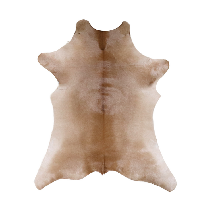 Brown and White   Genuine Calfskin