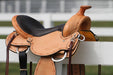 All Around Flex Saddle - Cowhide Decor