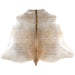 Beige Genuine Cowhide Rug L 6'0 x W 5'8 - Cowhide Decor