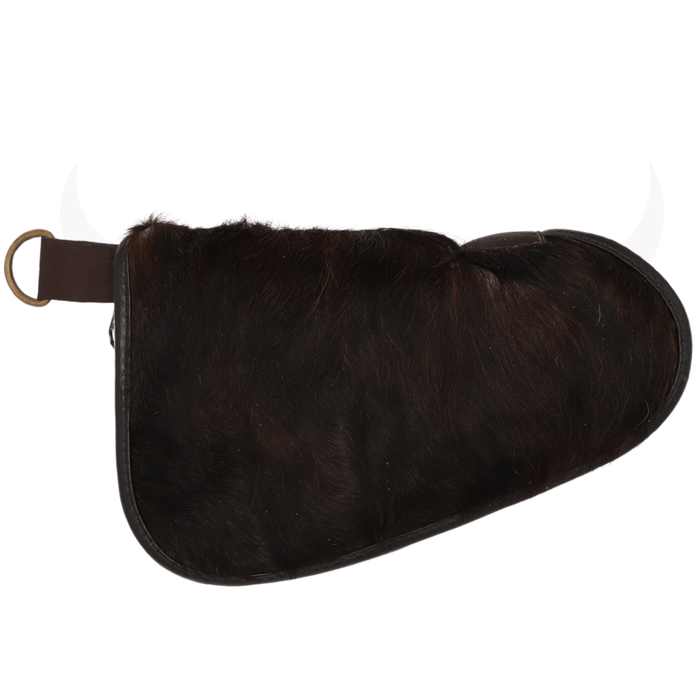 Brindle Cowhide Pistol Case - Small (9" x 6") - Cowhide Decor