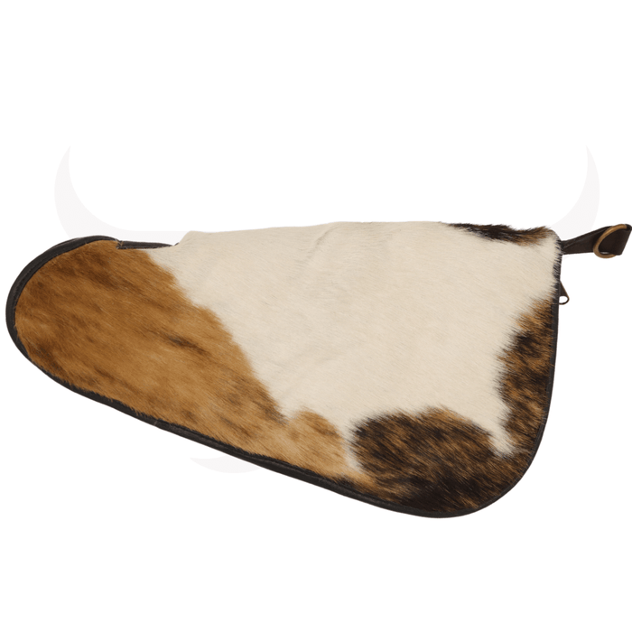 Tricolor Genuine Cowhide Pistol Case - Large - Cowhide Decor