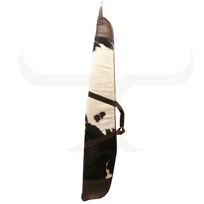 Tricolor Genuine Cowhide Rifle Case 57 inches - Cowhide Decor