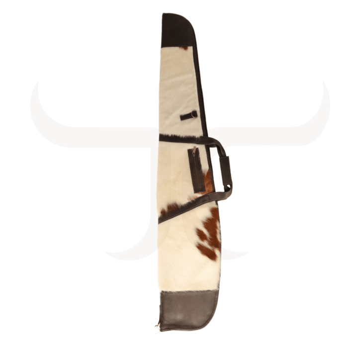 Tricolor Genuine Cowhide Rifle Case 57 inches - Cowhide Decor