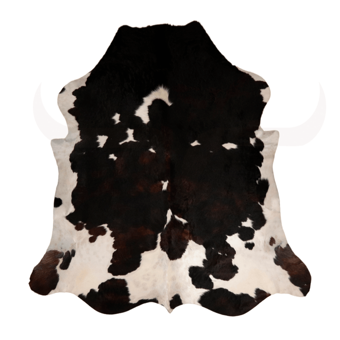 Tricolor Genuine Cowhide Rug L 7'5" x W 6'8" - Cowhide Decor