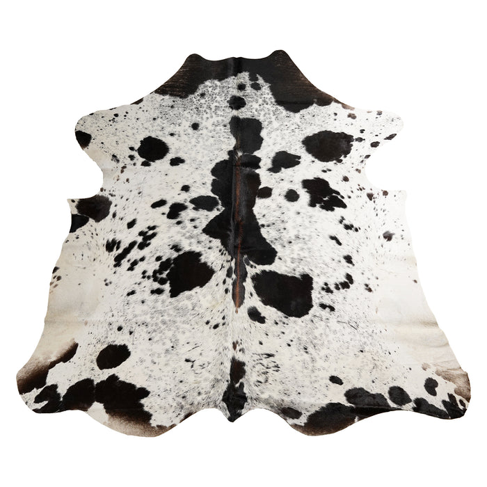 Large Black and White Cowhide Rug